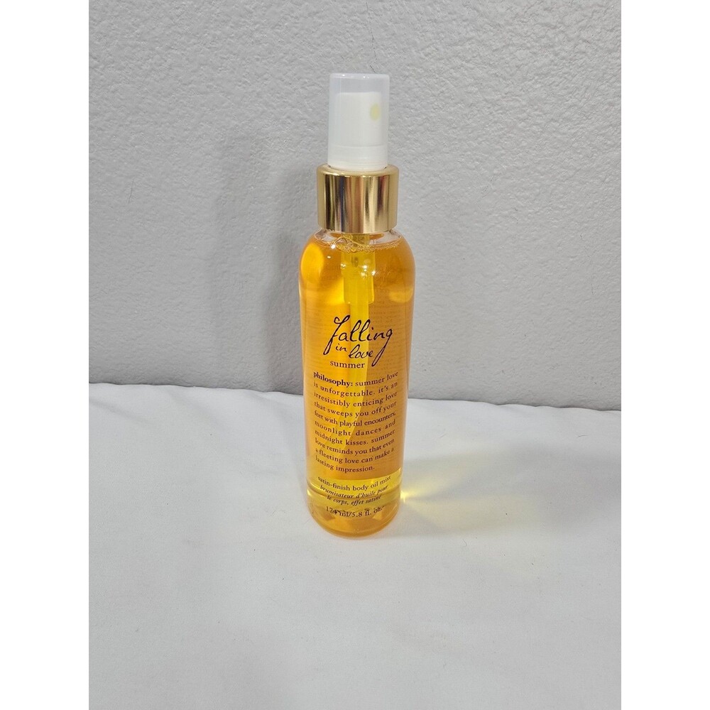 Philosophy  Falling In Love Summer Satin Finish Body Oil Mist 5.8 FL OZ RARE